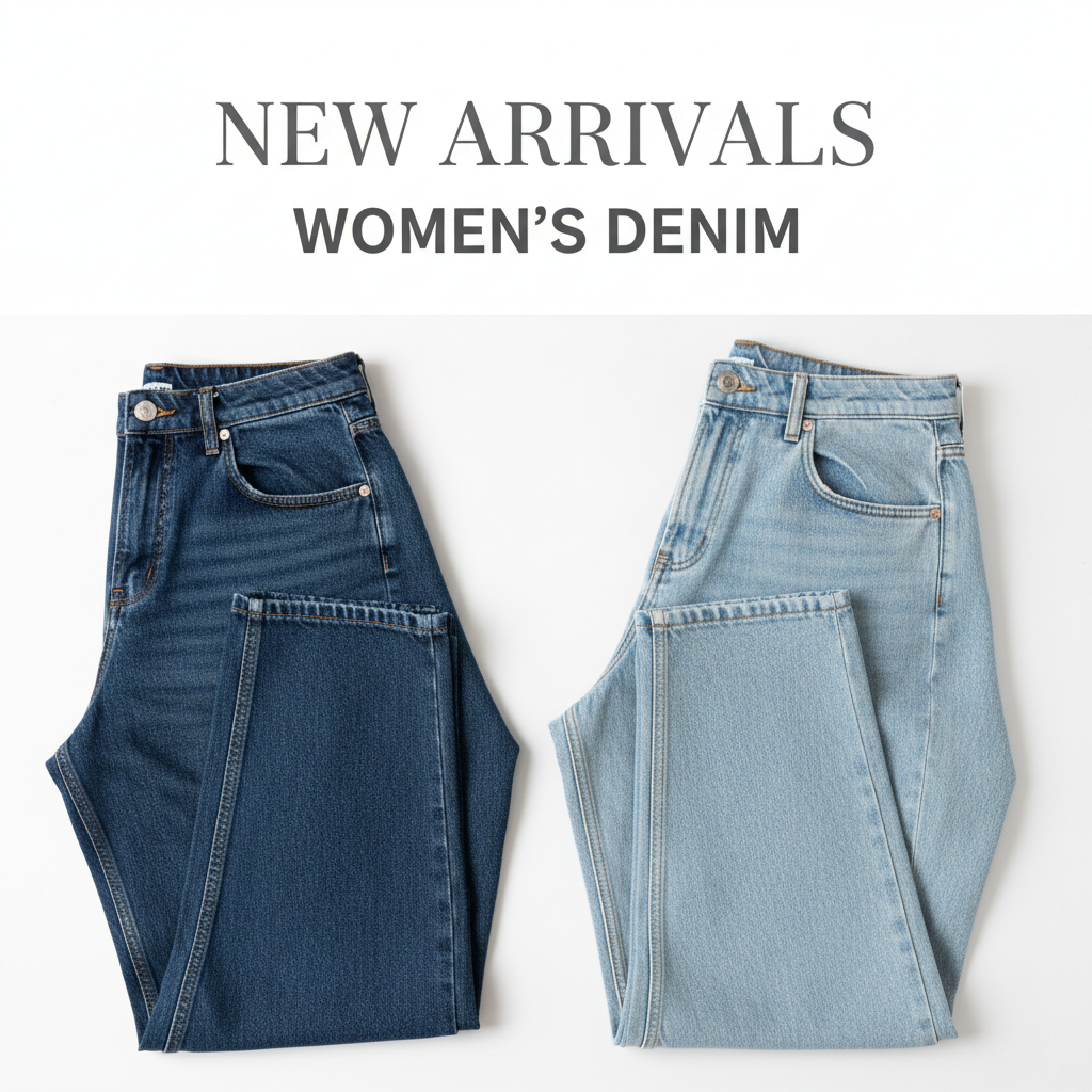 New Arrivals — Latest women's baggy wide leg jeans at Luxe Denims